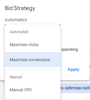 bid strategy open